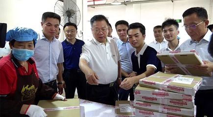 決勝脫貧攻堅 市委書記易鵬飛深入我縣調研紙制品銷售產業(yè)